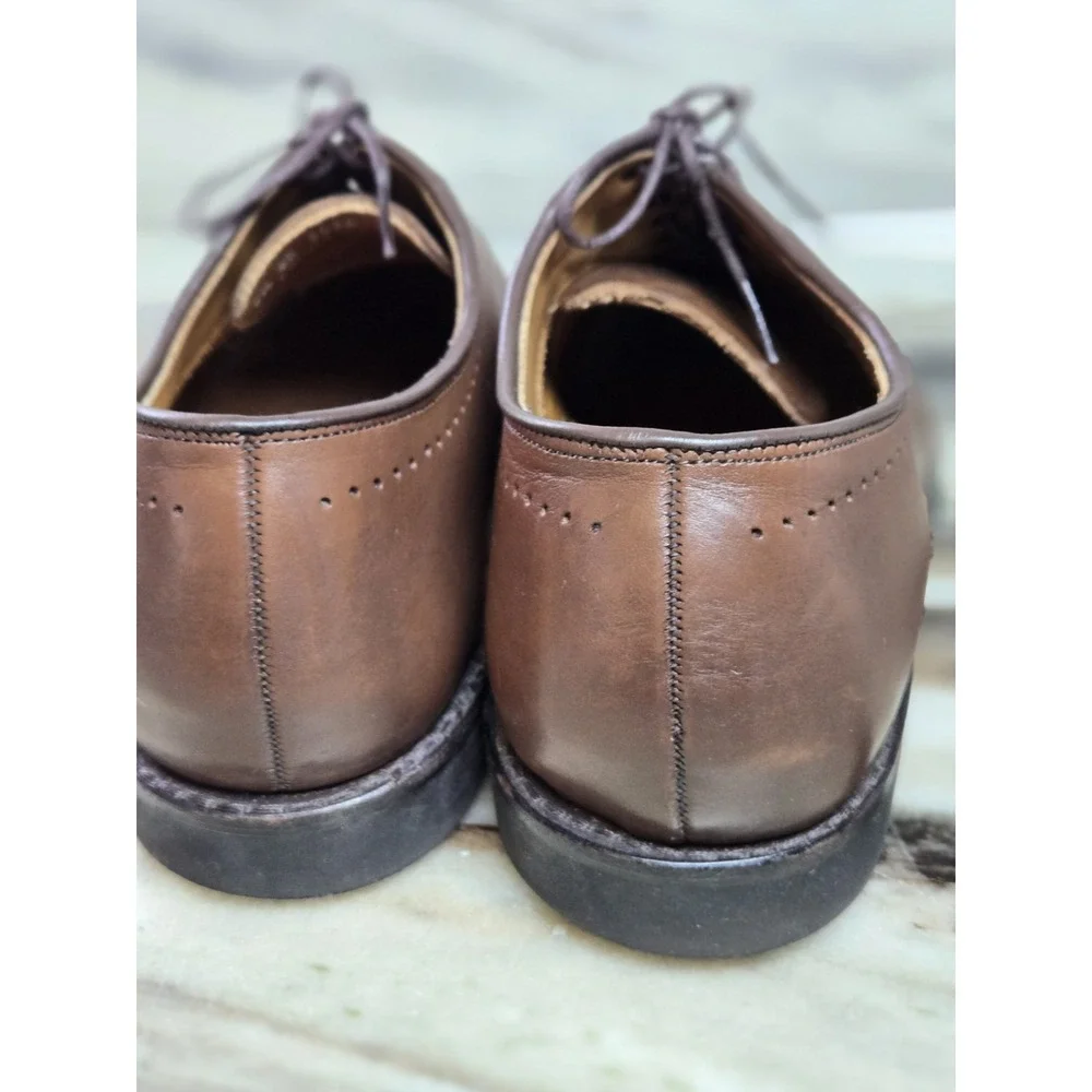Allen Edmonds Port Washington Cap Toe 9.5‎ 3E Casual Preppy Travel Work Office